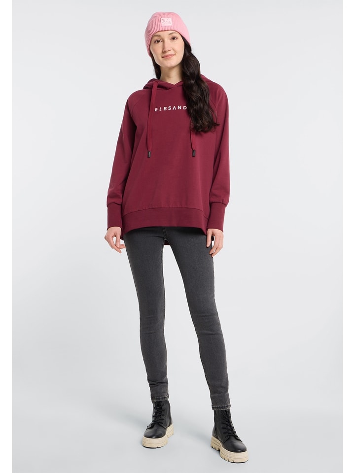 ELBSAND Bluza "Svana" w kolorze czerwonym rozmiar: XS