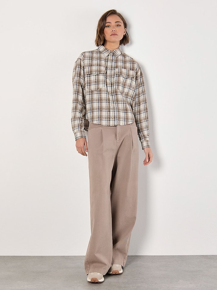 Apricot Koszula w kolorze beżowo-białym rozmiar: L