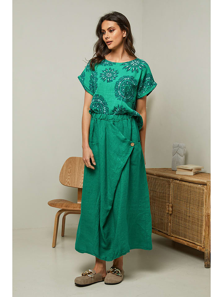 Fleur de Lin Koszulka "Epine" w kolorze zielonym rozmiar: XL