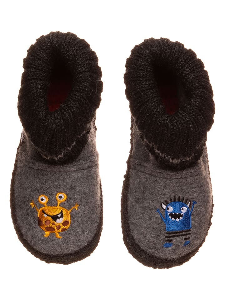 Kapcie w kolorze szarym