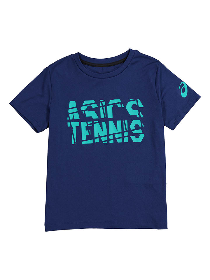 asics Koszulka sportowa w kolorze granatowym rozmiar: L