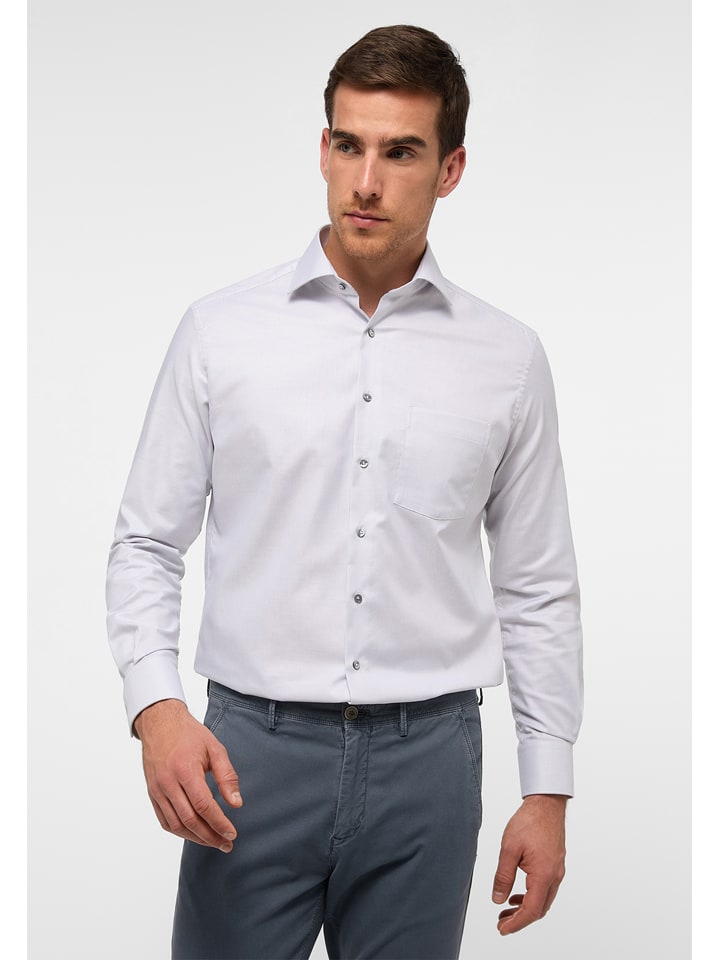 Eterna Koszula - Modern fit - w kolorze szarym rozmiar: 48