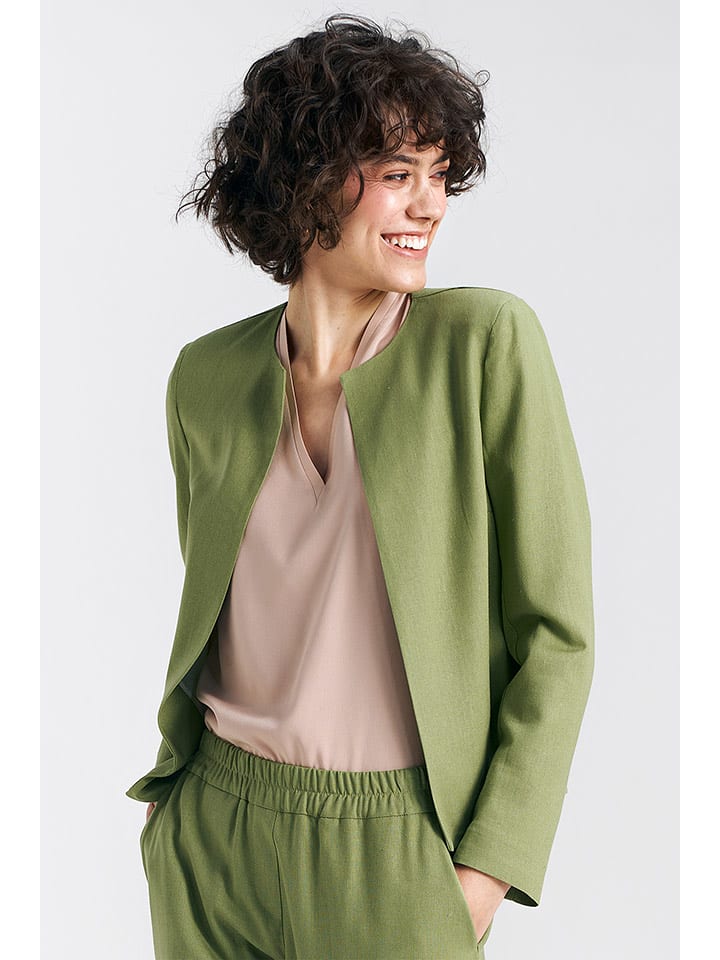 Nife Blezer w kolorze zielonym rozmiar: 44