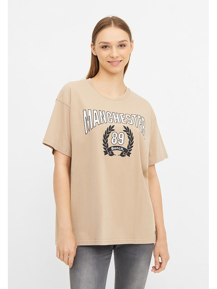 Bench Koszulka "Mora" w kolorze beżowym rozmiar: 42