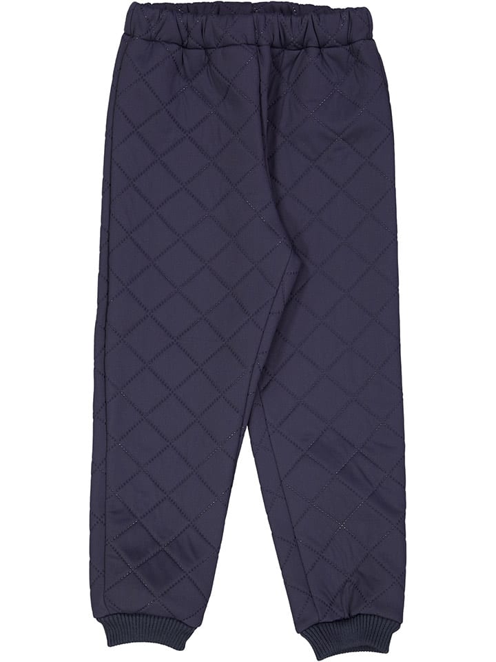 Wheat Spodnie termiczne "Alex" w kolorze granatowym rozmiar: 110