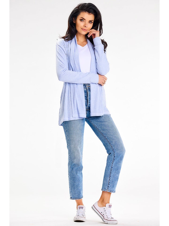 Awama Kardigan w kolorze błękitnym rozmiar: L/XL