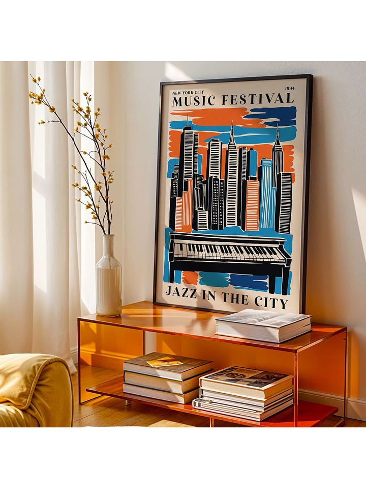 Wallity Druk artystyczny w ramce rozmiar: 55x75 cm