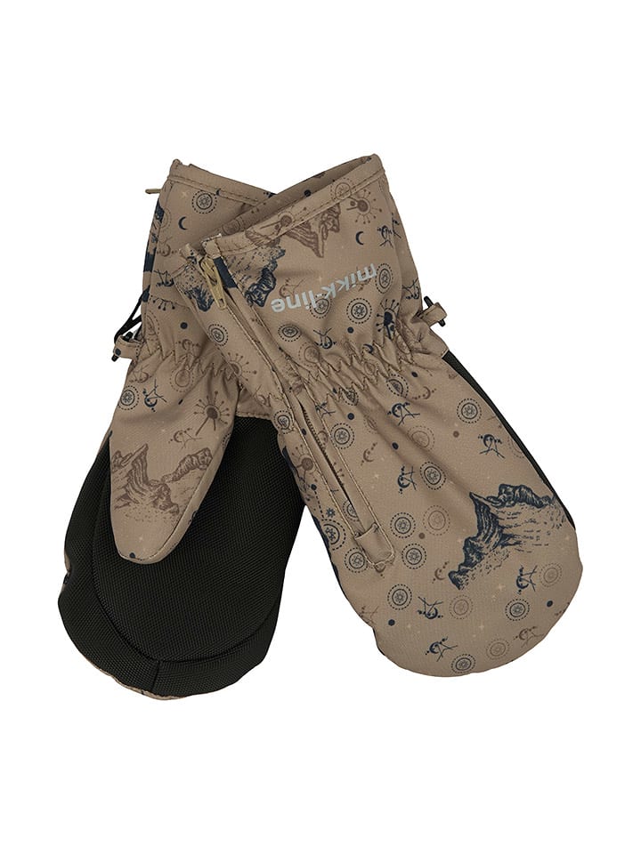 mikk-line Rękawiczki w kolorze szarobrązowym rozmiar: 110/116