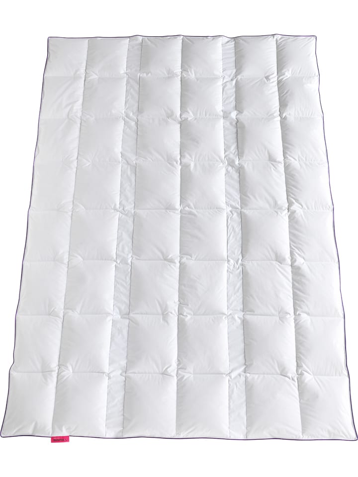 Häussling Bettwaren Letnia kołdra puchowa "VarioFlex.x" w kolorze białym rozmiar: 155x220 cm