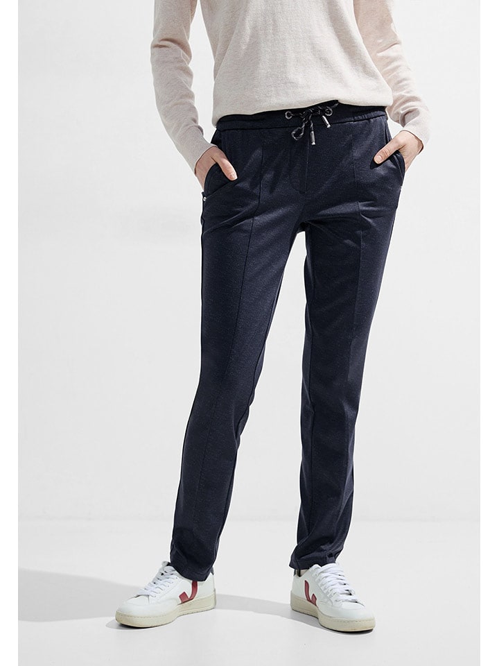 Cecil Spodnie w kolorze granatowym rozmiar: S