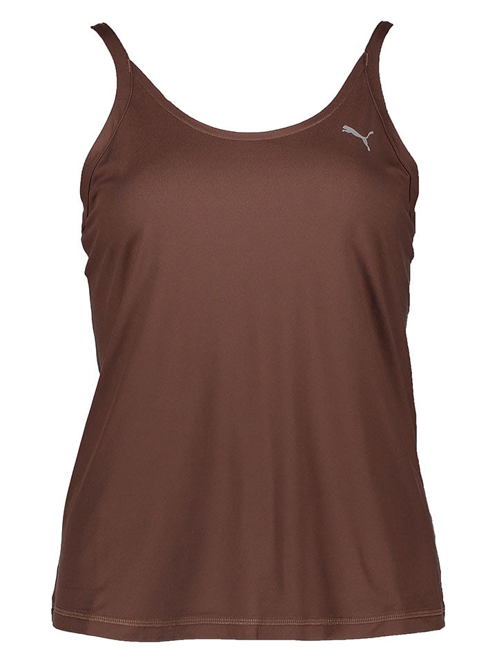 Puma Top sportowy "Studio" w kolorze brązowym rozmiar: M