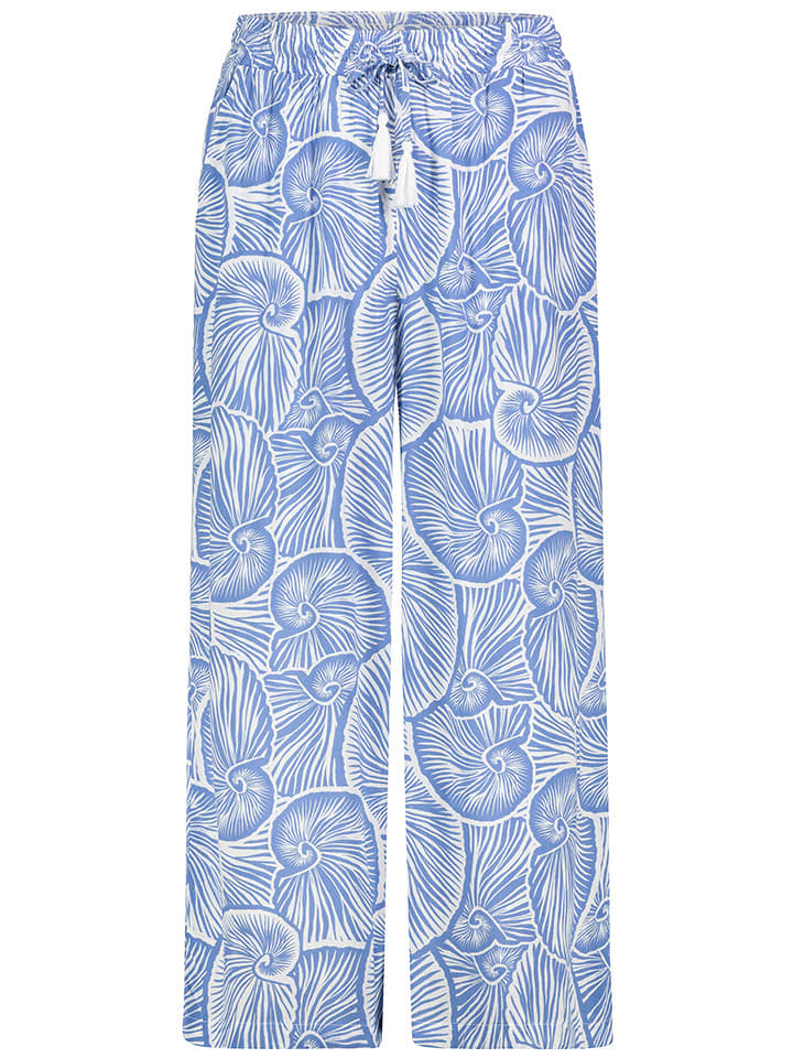 Sublevel Spodnie w kolorze niebiesko-białym rozmiar: XS