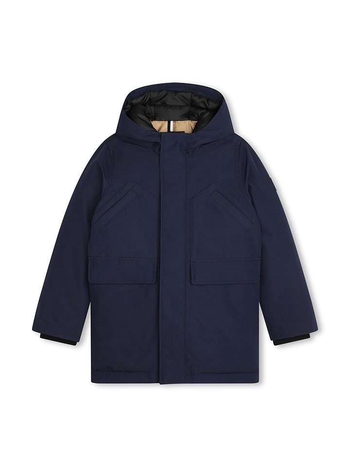 Hugo Boss Kids Parka w kolorze granatowym rozmiar: 164