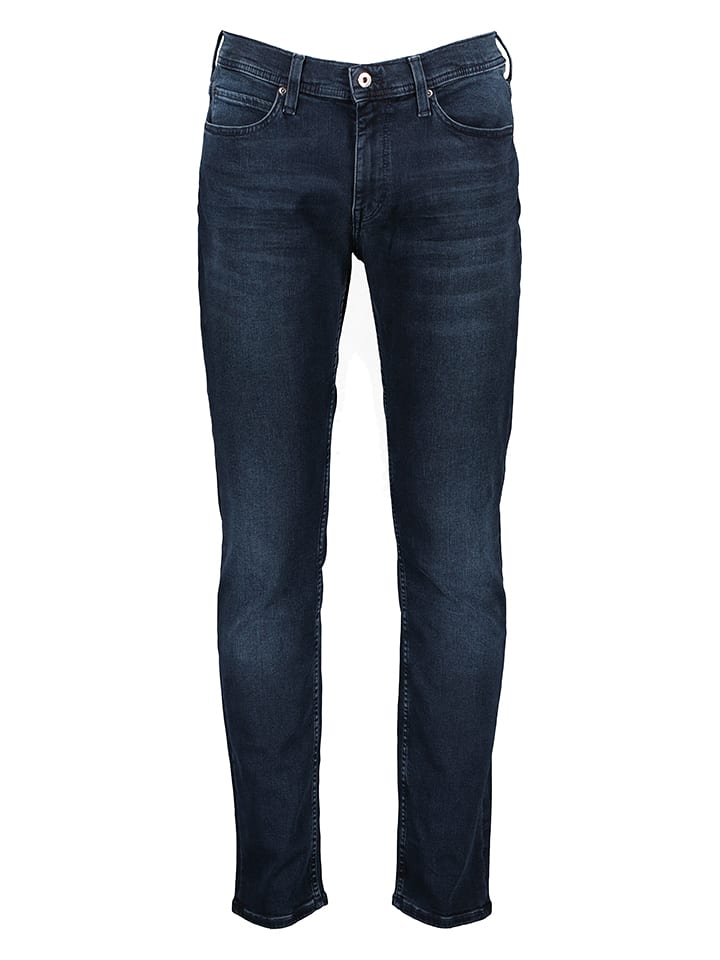 Dżinsy "Vegas" - Slim fit - w kolorze granatowym