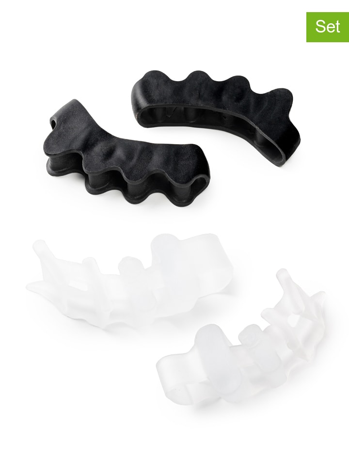 InnovaGoods Separatory palców (4 szt.) w kolorze czarno-białym rozmiar: onesize