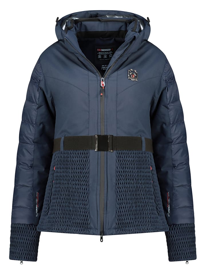 Geographical Norway Kurtka narciarska "Wolita" w kolorze granatowym rozmiar: M