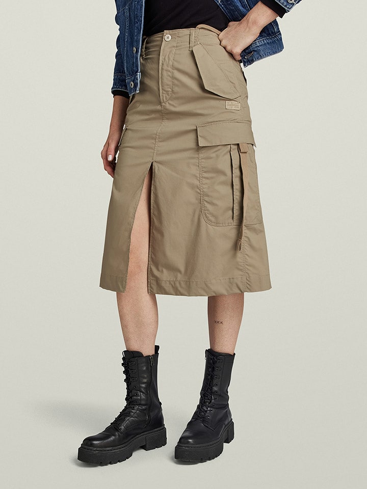 G-Star Spódnica w kolorze beżowym rozmiar: W28