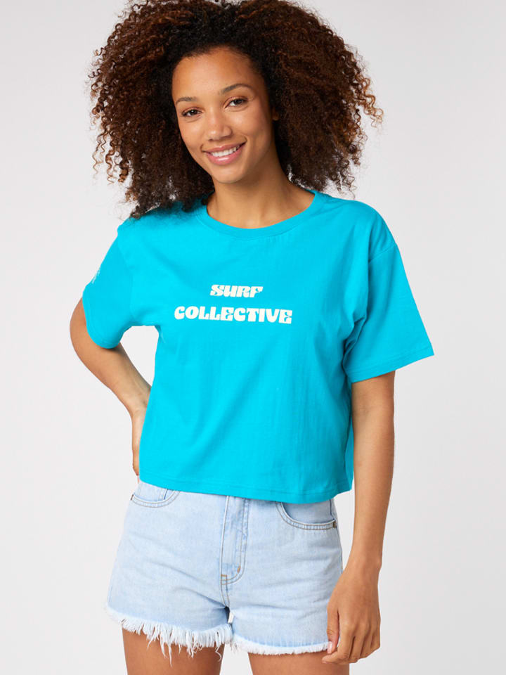 Koszulka w kolorze turkusowym