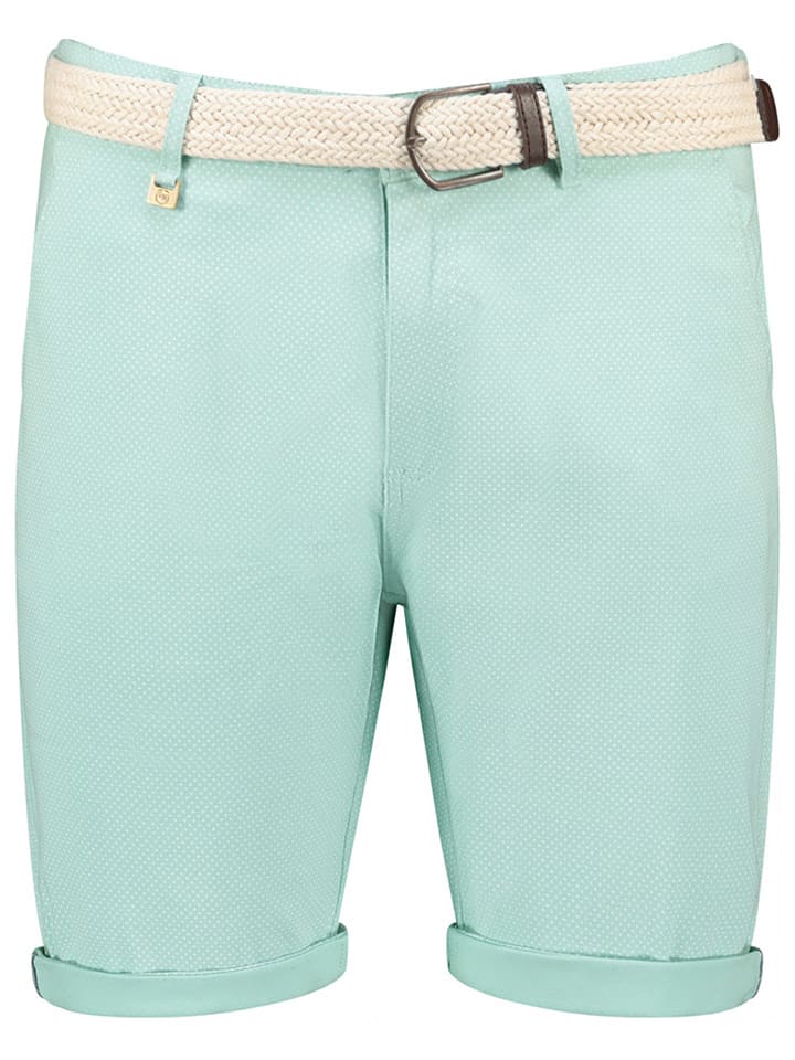 Geographical Norway Bermudy "Podex" w kolorze turkusowym rozmiar: M