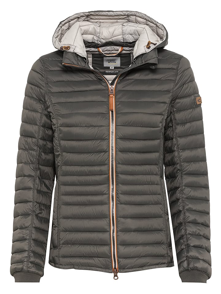 Camel Active Kurtka pikowana w kolorze khaki rozmiar: 44