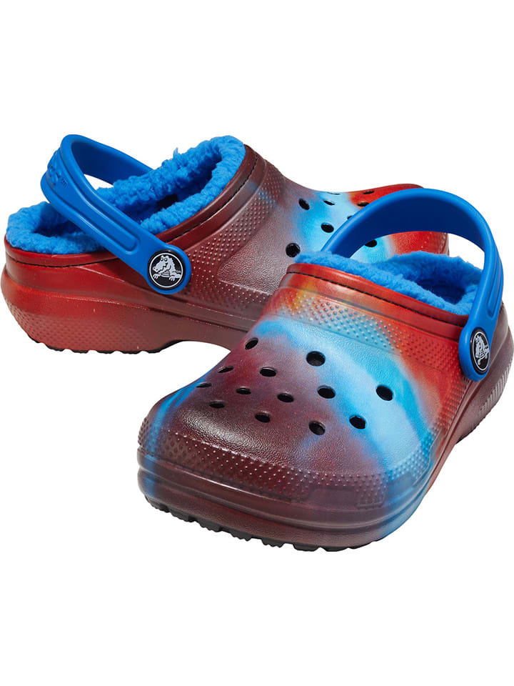 Crocs Chodaki w kolorze czerwono-niebieskim rozmiar: 23/24