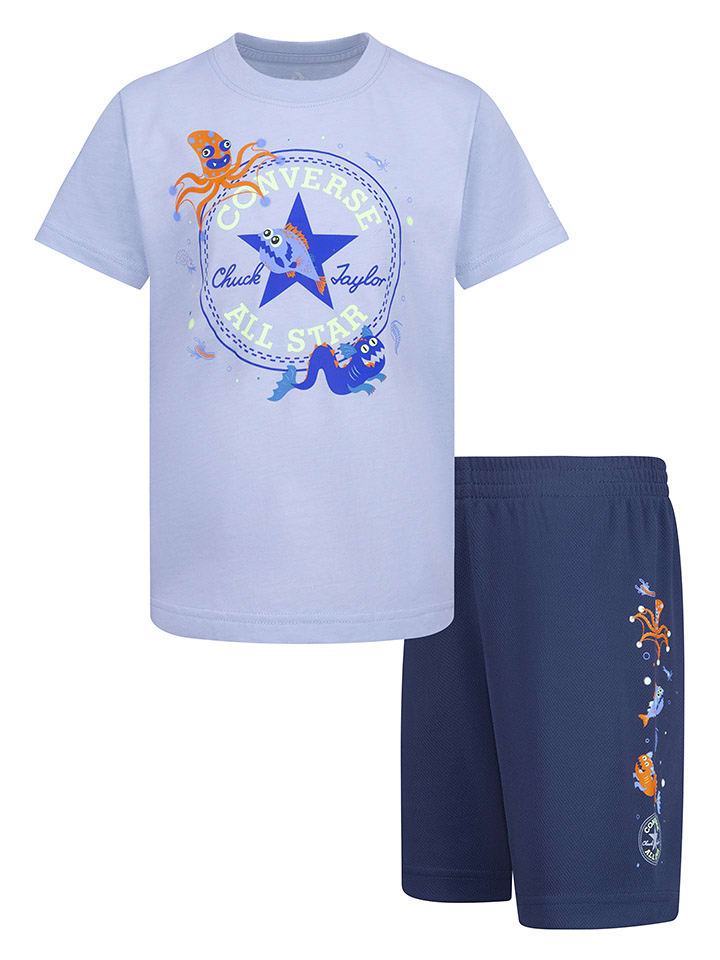 Converse 2-częściowy zestaw w kolorze niebieskim rozmiar: 110/116