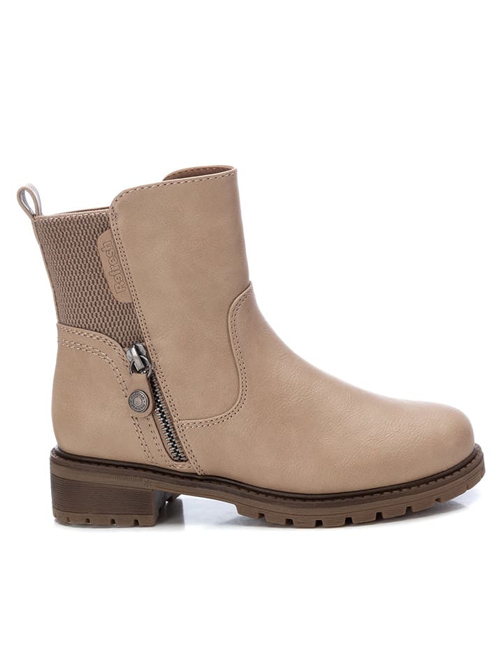 XTI Kids Botki w kolorze jasnobrązowym rozmiar: 38