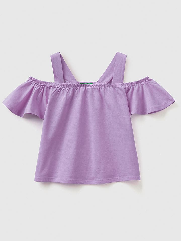 Benetton Koszulka w kolorze fioletowym rozmiar: 168