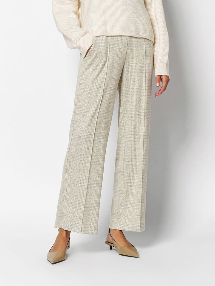 Rosner Spodnie w kolorze szaro-beżowym rozmiar: 44/L30