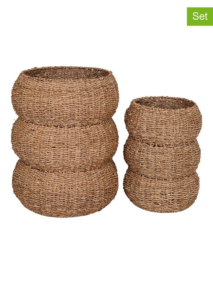 House Nordic Kosze (3 szt.) w kolorze jansobrązowym rozmiar: onesize