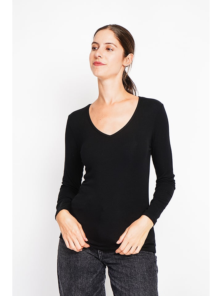 ASSUILI Koszulka w kolorze czarnym rozmiar: 40