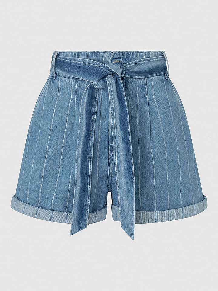 Pepe Jeans Szorty dżinsowe w kolorze niebieskim rozmiar: W28