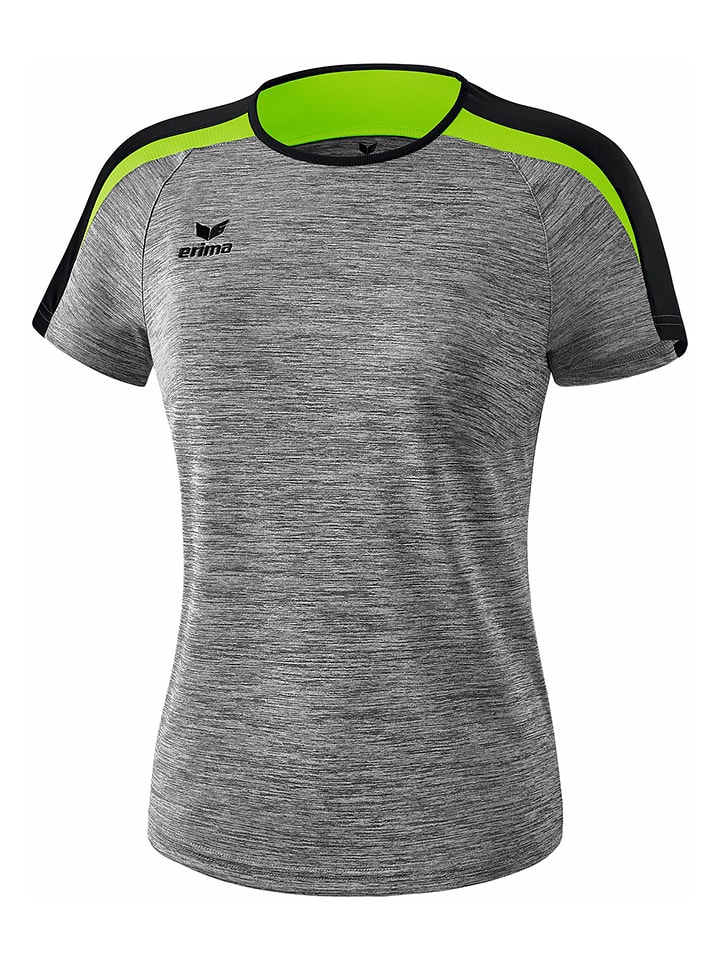Koszulka sportowa "Liga 2.0" w kolorze szaro-czarnym