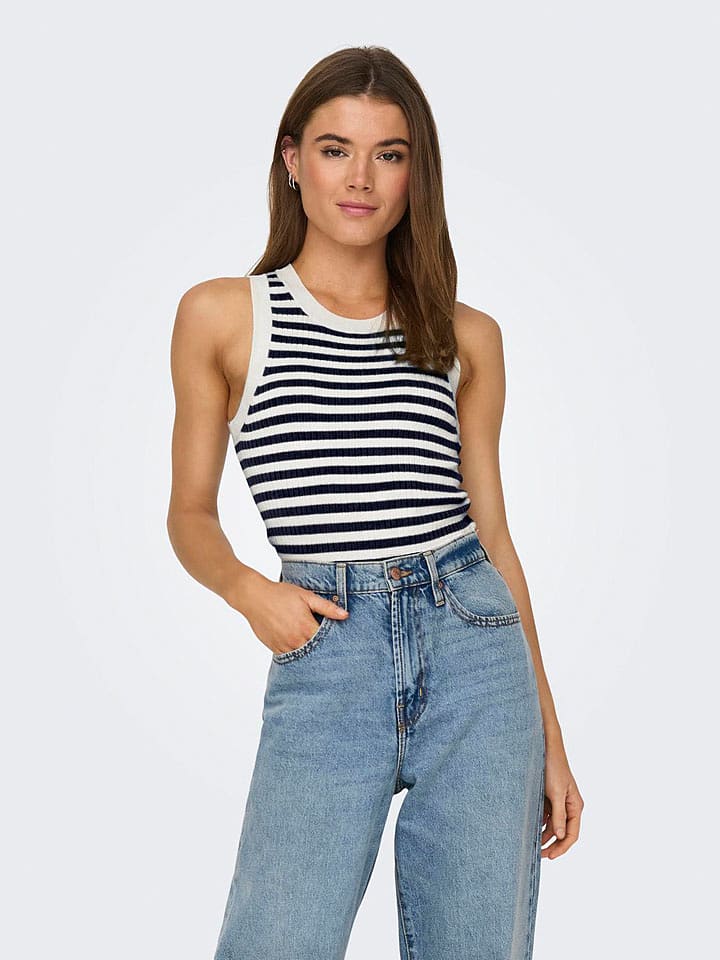 JDY Top w kolorze czarno-białym rozmiar: XS