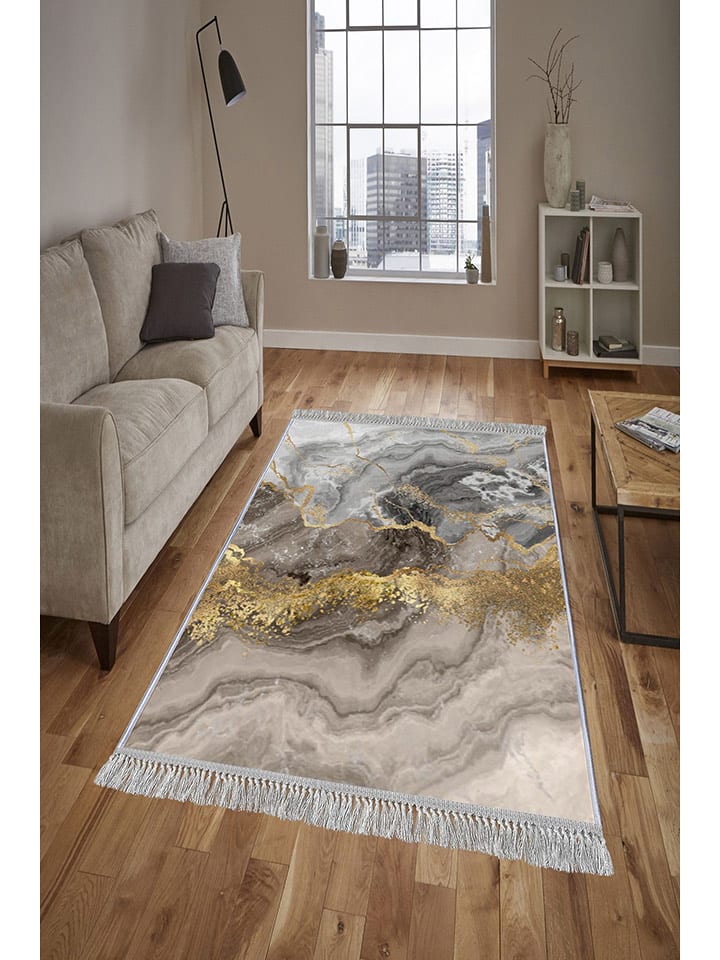 Mioli Dywan w kolorze beżowym rozmiar: 100x200 cm