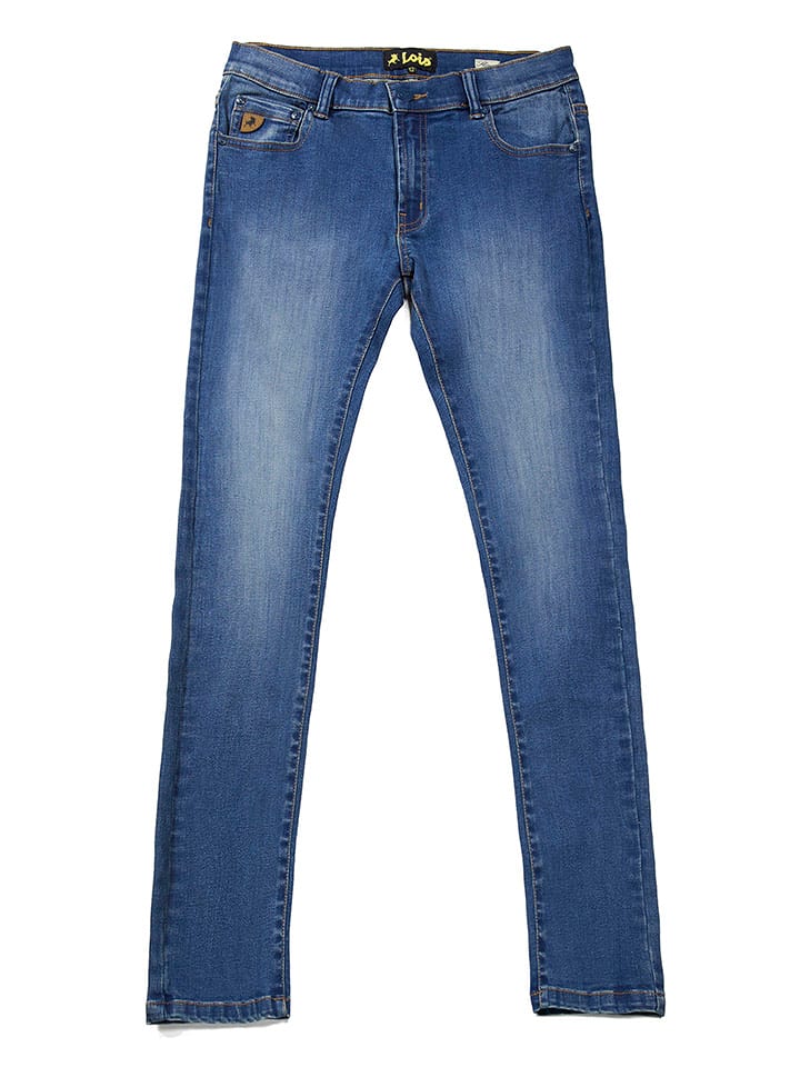 Dżinsy - Slim fit - w kolorze niebieskim