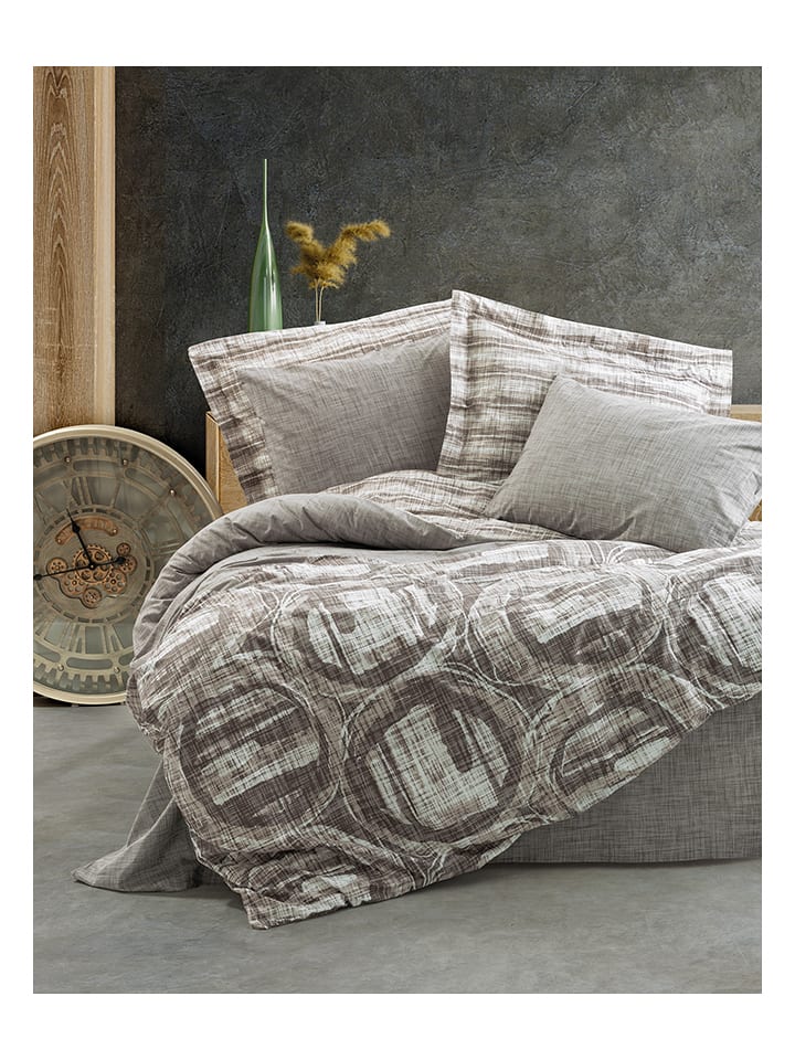 Elizabed Komplet pościeli w kolorze szarym rozmiar: 140x200 cm
