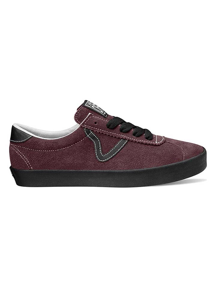 Vans Skórzane sneakersy "Sport Low" w kolorze bordowym rozmiar: 38,5