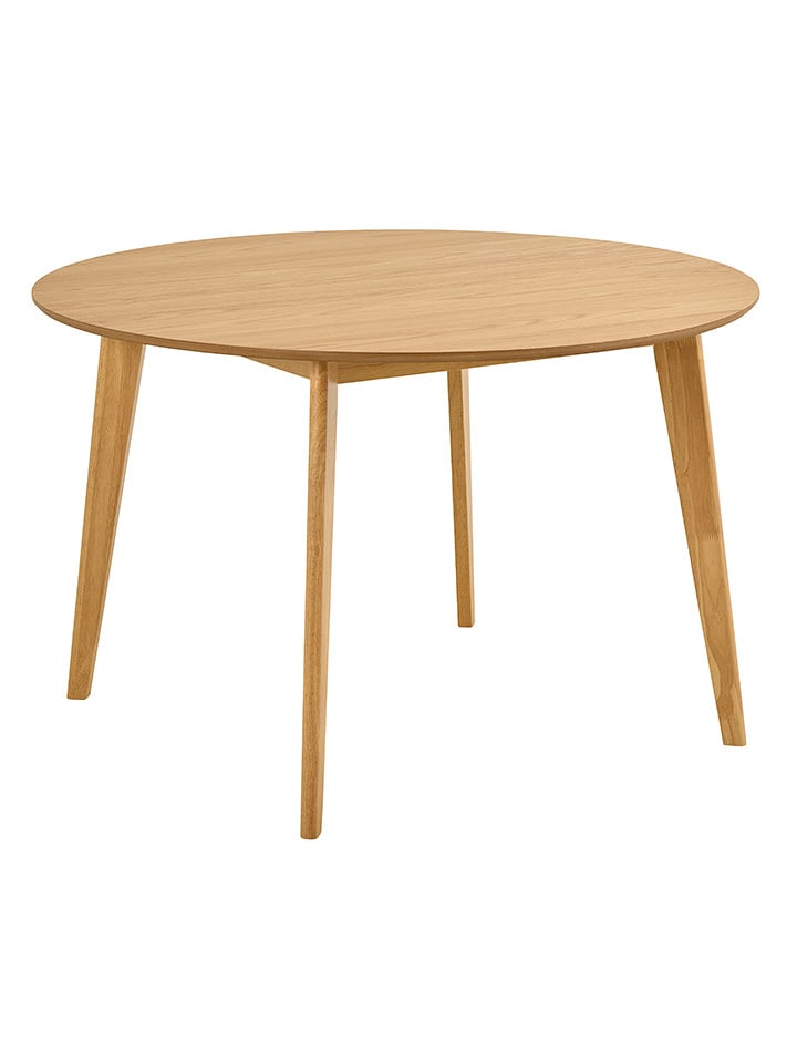 Actona Stół "Roxby" w kolorze jasnobrązowym do jadalni - wys. 76 x Ø 120 cm rozmiar: onesize