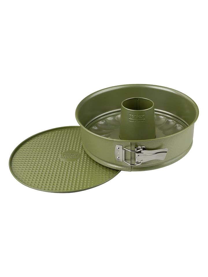 Zenker Tortownica "Green Vision" w kolorze zielonym - wys. 7,5 x Ø 26 cm rozmiar: onesize