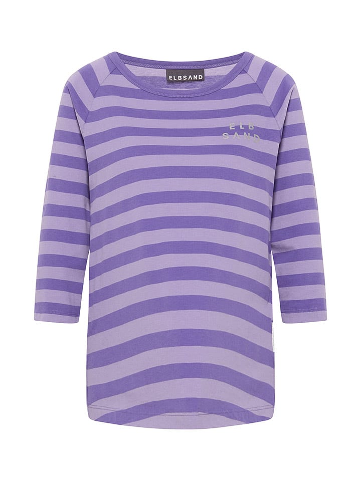 ELBSAND Koszulka "Celin" w kolorze fioletowym rozmiar: S