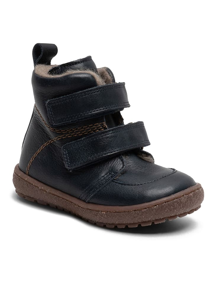 bisgaard Skórzane botki w kolorze granatowym rozmiar: 30