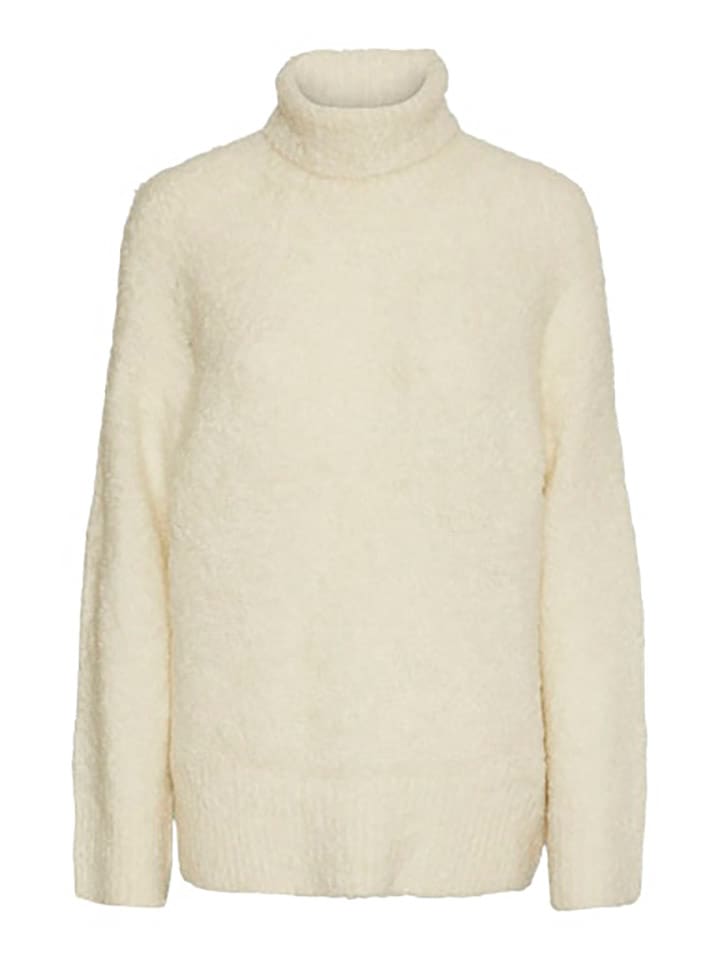 Pieces Sweter w kolorze kremowym rozmiar: M