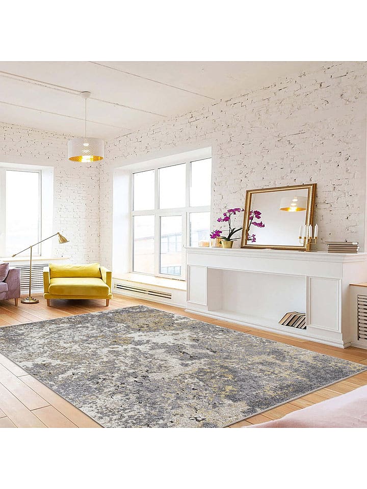 Conceptum Hypnose Dywan ''Woopamuk217'' w kolorze szaro-beżowym rozmiar: 80x300 cm