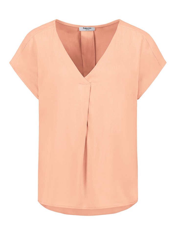 Sublevel Bluzka w kolorze brzoskwiniowym rozmiar: S