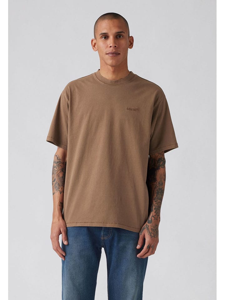 Levi's Koszulka w kolorze brązowym rozmiar: L