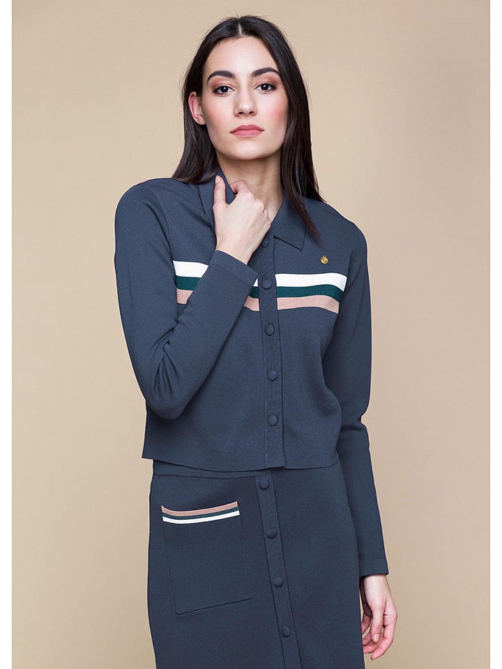 4funkyflavours Kardigan "Foosh" w kolorze granatowym rozmiar: XL