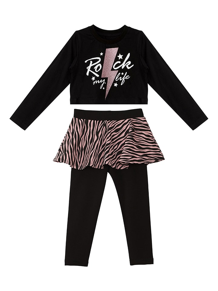 Denokids 2-częściowy zestaw "Rock Life" w kolorze czarnym rozmiar: 116