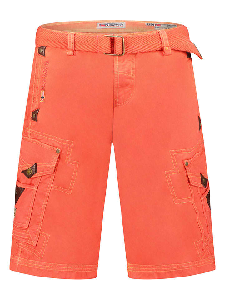 Geographical Norway Bermudy "Peunut" w kolorze pomarańczowym rozmiar: XL
