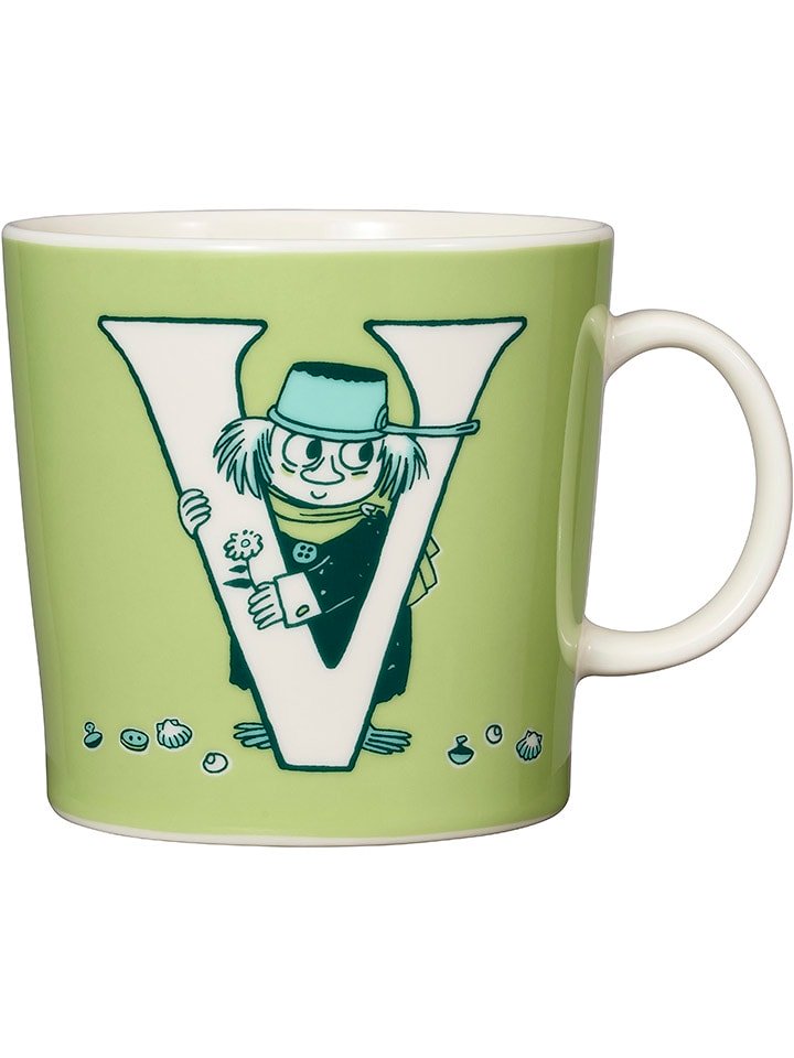 Moomin Kubek "V" w kolorze zielonym - 400 ml rozmiar: onesize